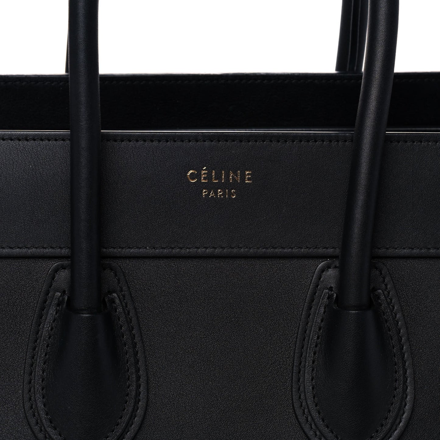 Smooth Calfskin Micro Luggage Black