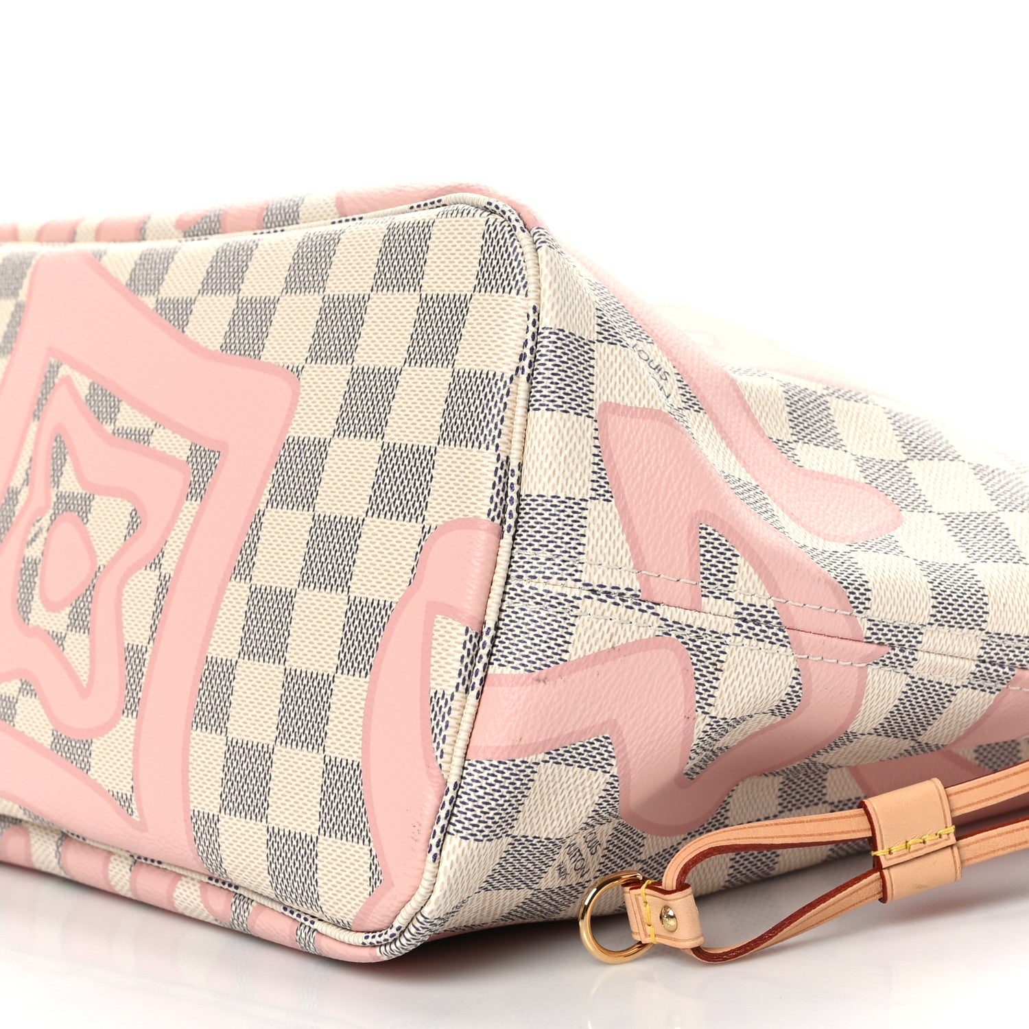 Louis Vuitton Damier Azur Tahitienne Neverfull MM 9 of 9