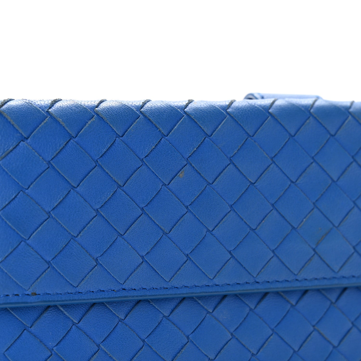 Bottega Veneta Nappa Intrecciato Continental Flap Wallet Bluette 10 of 17