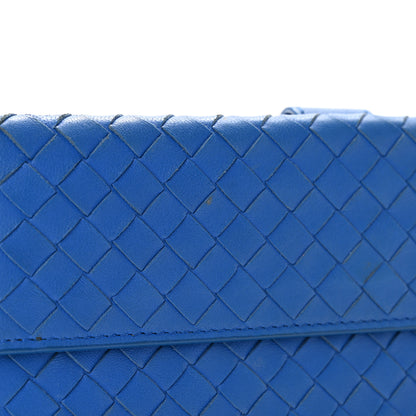 Bottega Veneta Nappa Intrecciato Continental Flap Wallet Bluette 10 of 17