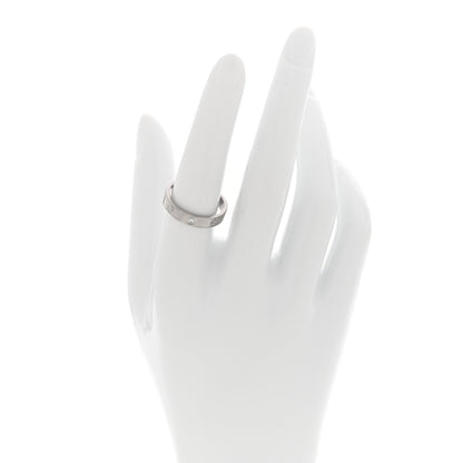 Cartier 18K White Gold Diamond 3.5mm LOVE Wedding Band Ring 55 7.25 2 of 4