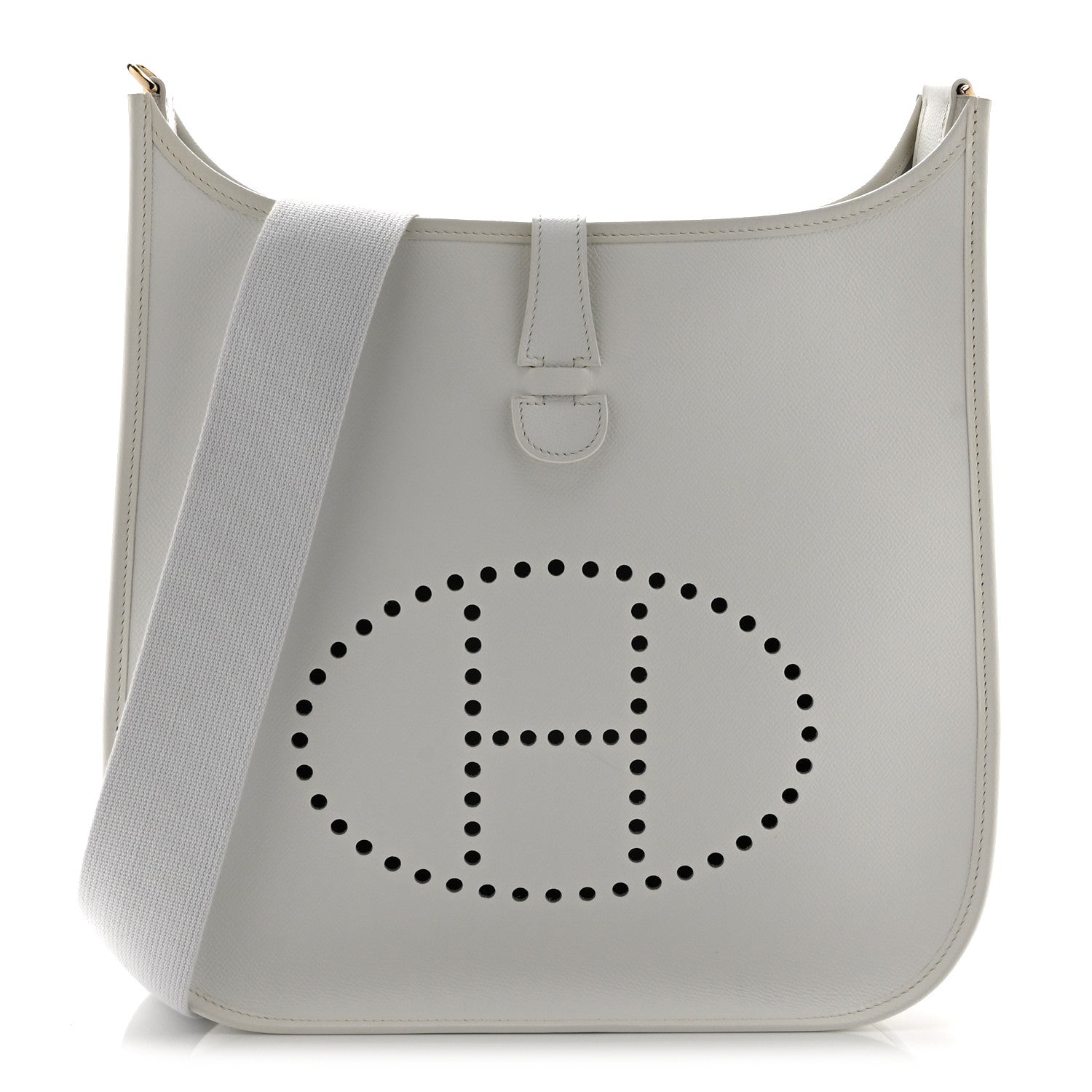 Hermes Epsom Evelyne GM White 1 of 11