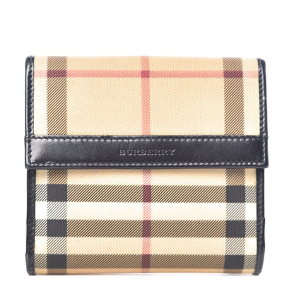 Burberry House Check Compact Wallet Black 1 of 8
