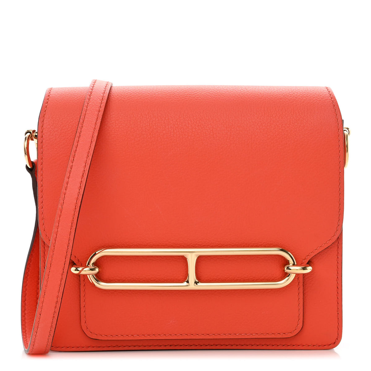 Hermes Evercolor Mini Sac Roulis Orange Poppy 1 of 11