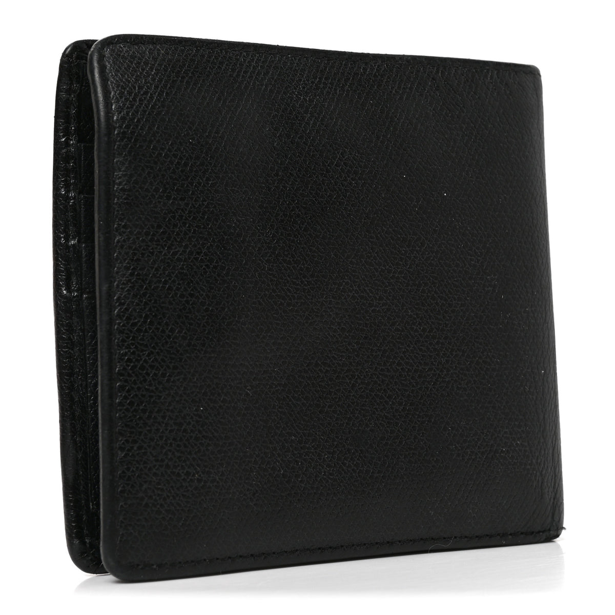Chanel Grained Calfskin CC Bifold Wallet Black 3 of 7