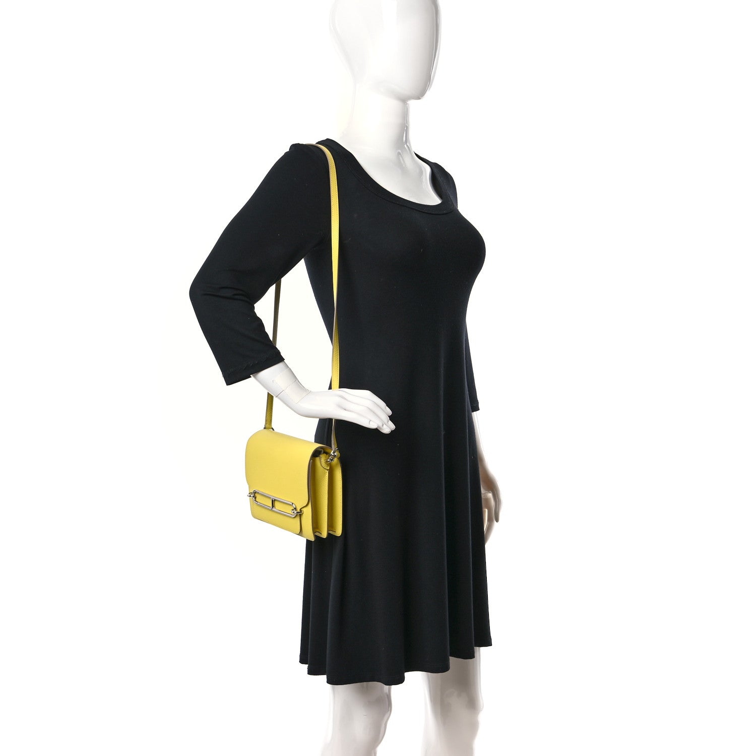 Hermes Evercolor Mini Sac Roulis Lime 2 of 9