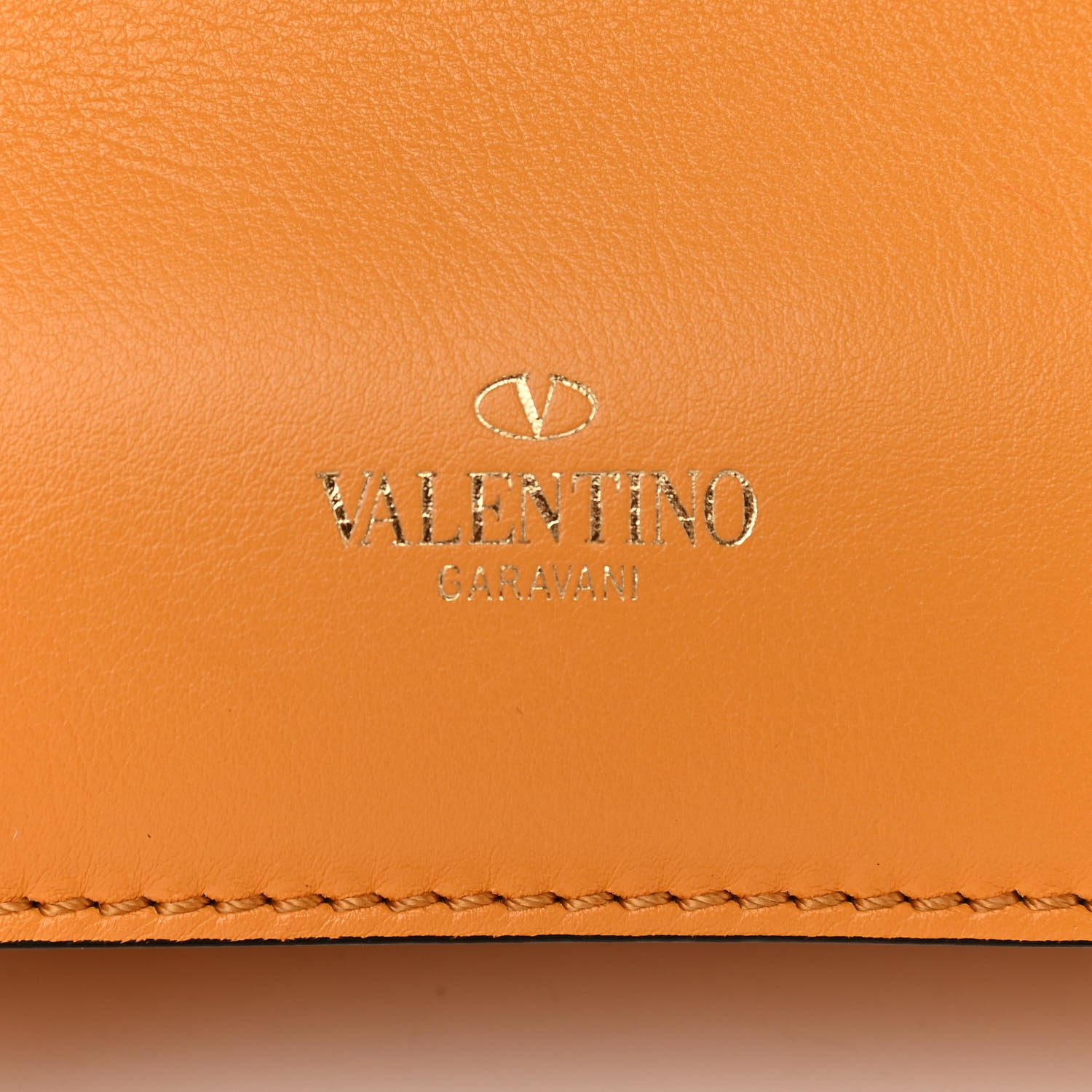 Valentino Garavani Vitello B-Rockstud Flap Mandarin Sorbet 7 of 11