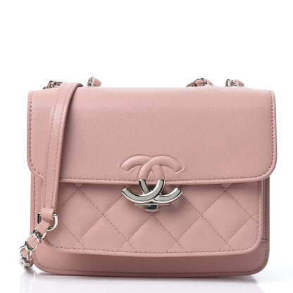 Chanel Calfskin Quilted Small CC Box Flap Pink 1 of 10
