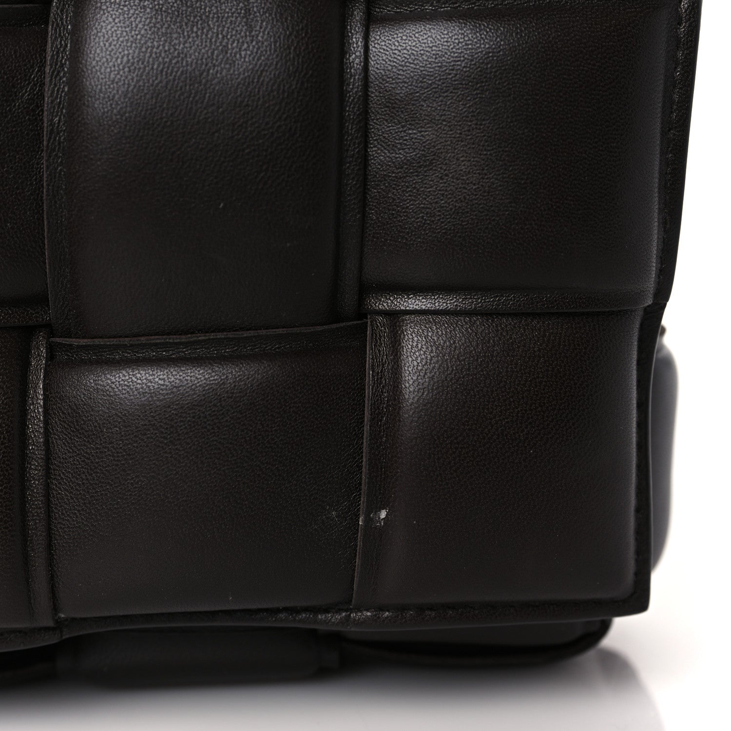 Bottega Veneta Lambskin Maxi Intreccio Padded Chain Cassette Crossbody Bag Black 12 of 12