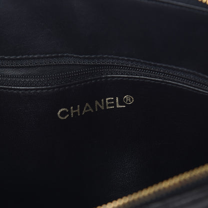 Chanel Lambskin Quilted Shopping Tote Black 6 of 11