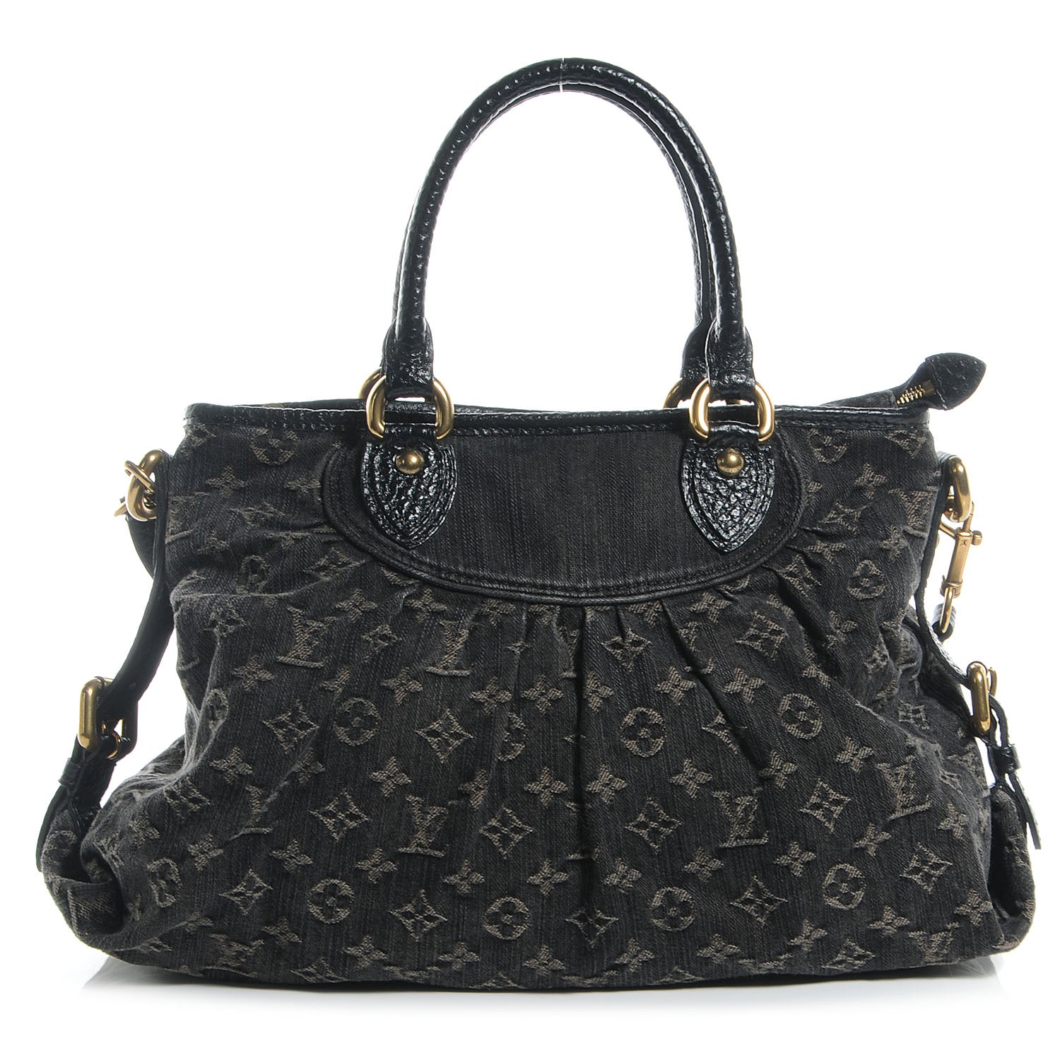 Louis Vuitton Denim Neo Cabby MM Black 1 of 7