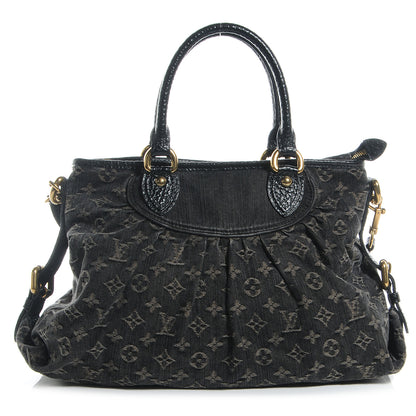 Louis Vuitton Denim Neo Cabby MM Black 1 of 7