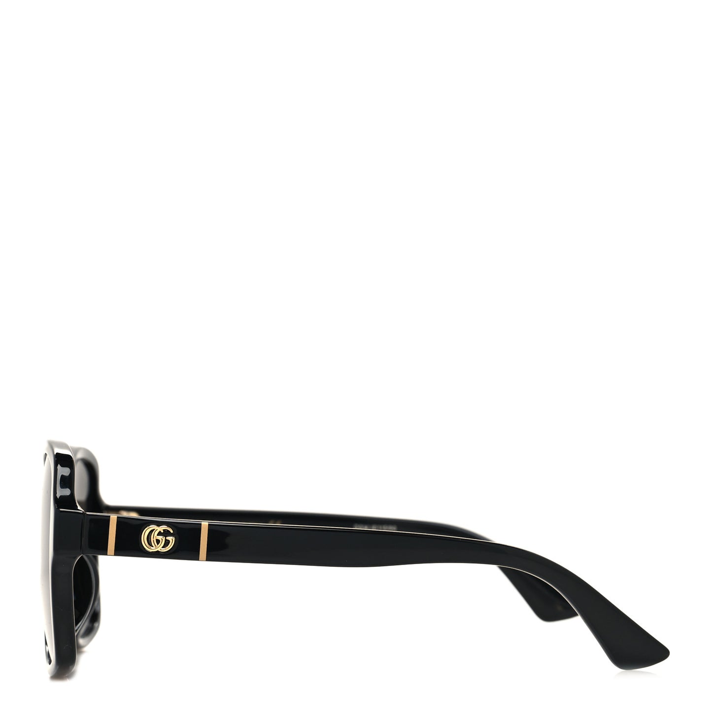 Acetate Square Sunglasses GG0765SA Black