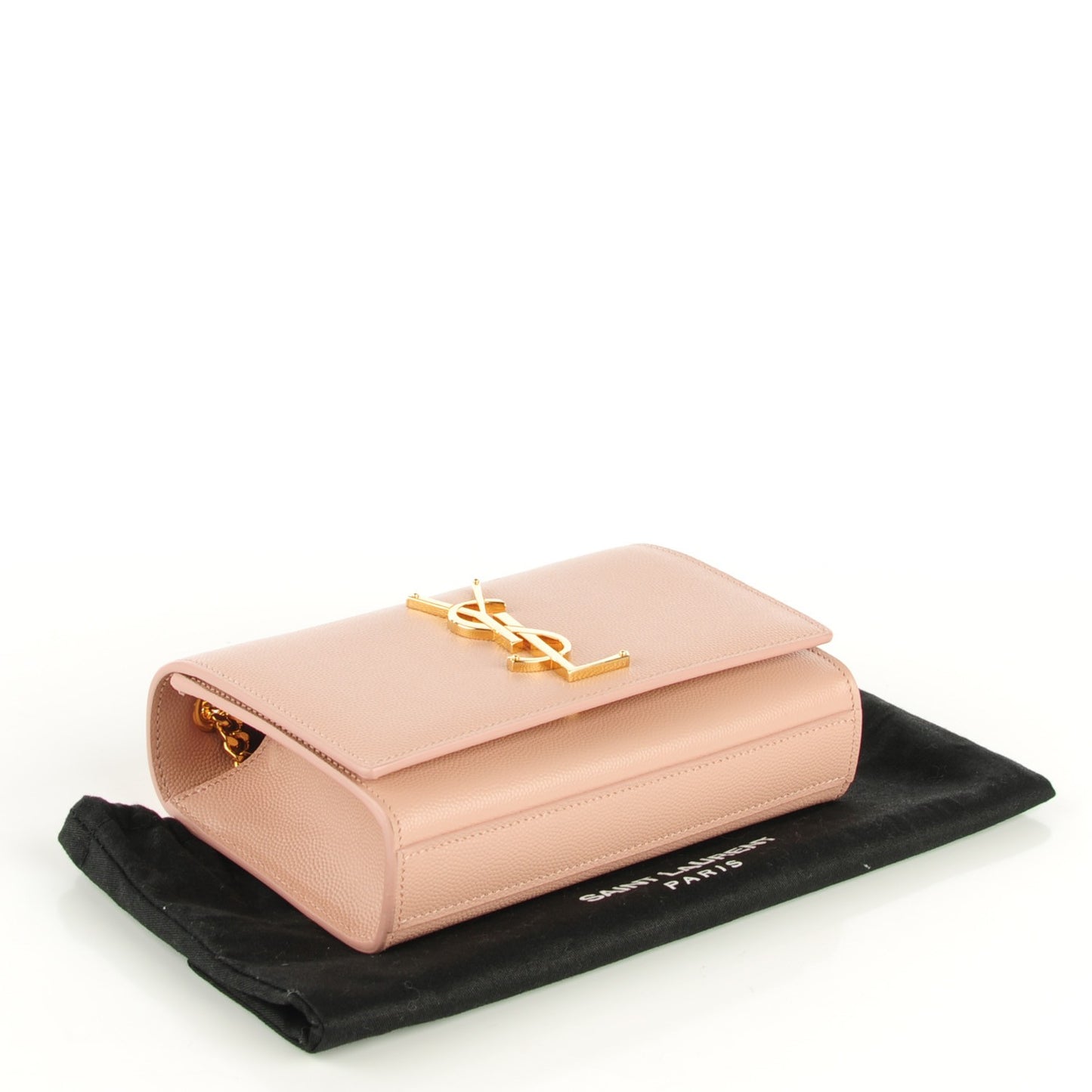 Grain De Poudre Small Classic Monogram Satchel Pale Pink