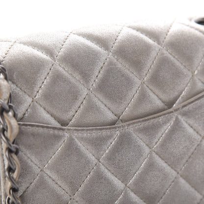 Chanel Metallic Lambskin Quilted Mini Rectangular Flap Silver 11 of 11
