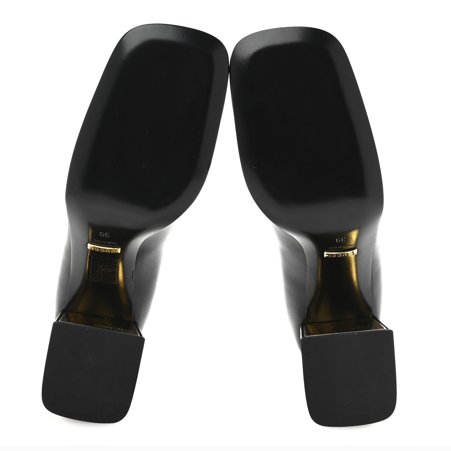 Gucci Malaga Kid Horsebit 75mm Pumps 39 Black 6 of 10