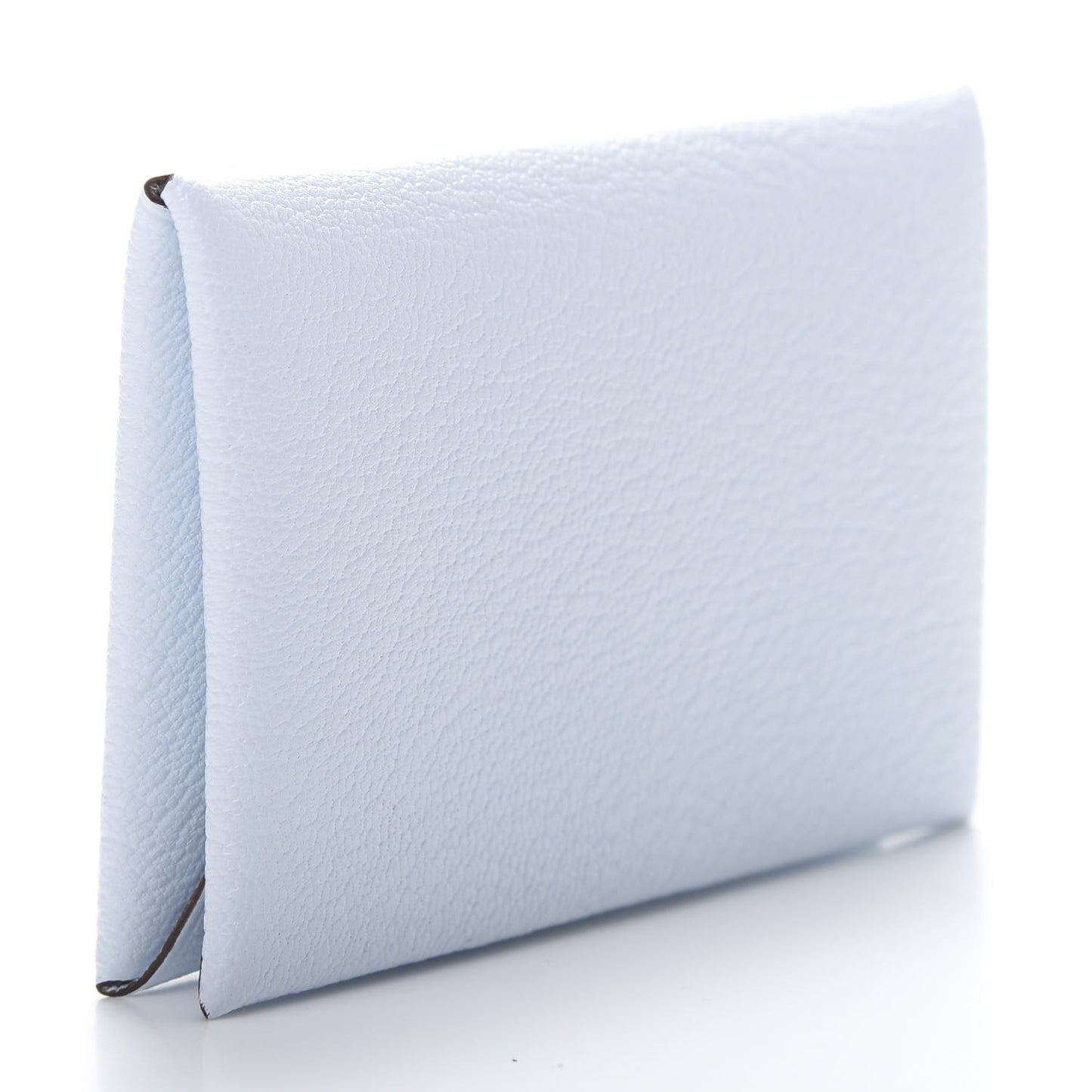 Chevre Mysore Calvi Card Case Bleu Brume