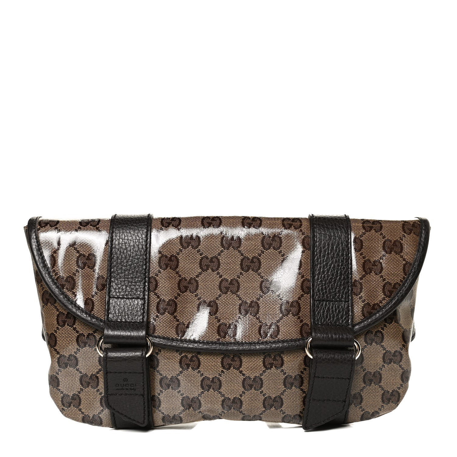 Gucci Crystal Monogram Waist Belt Bag Brown 1 of 11
