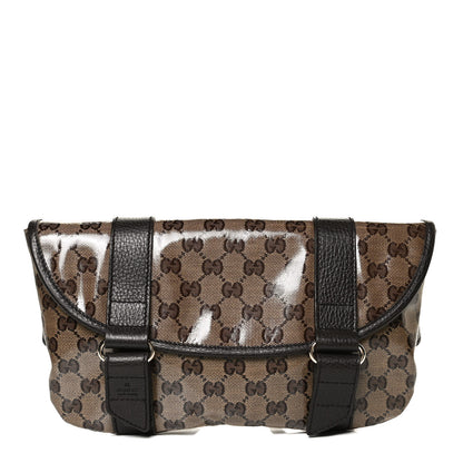 Gucci Crystal Monogram Waist Belt Bag Brown 1 of 12
