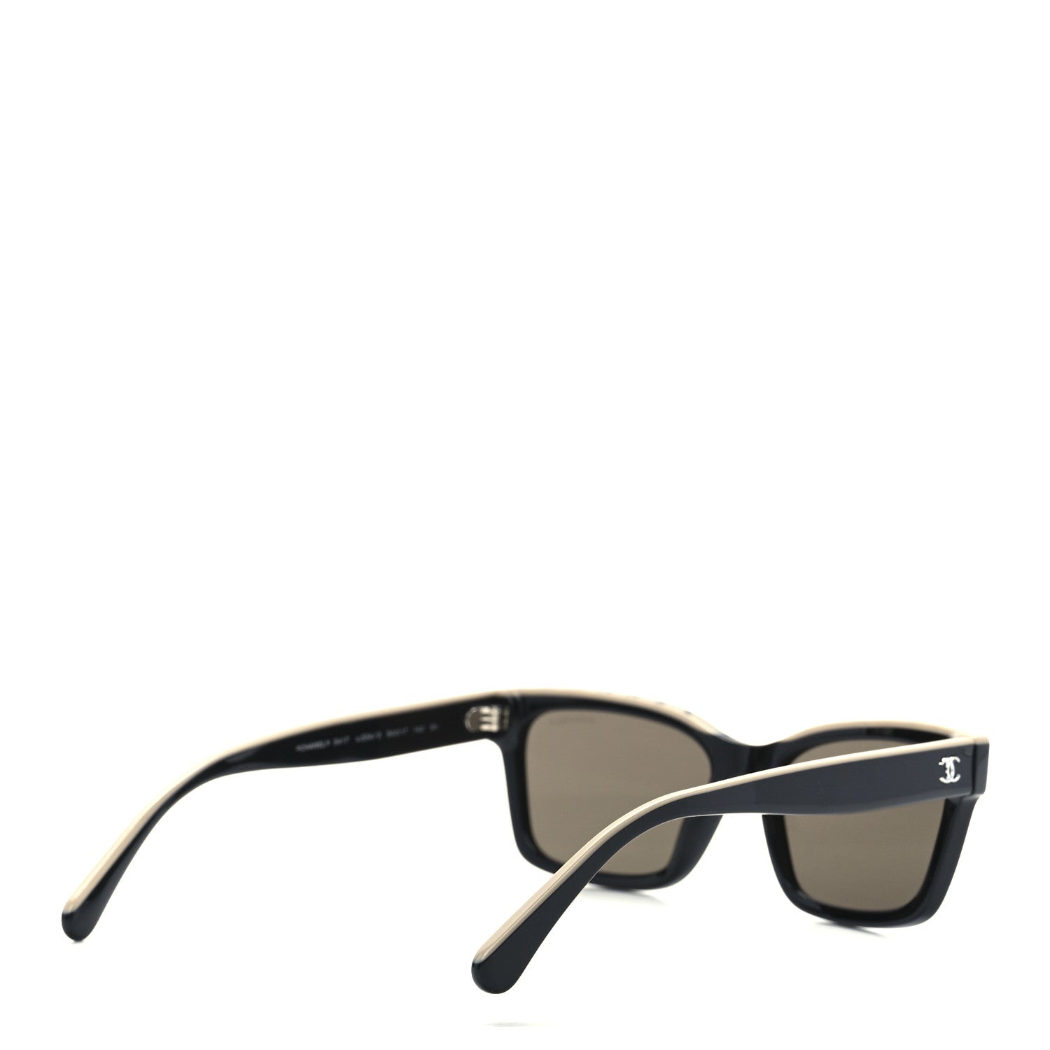 Chanel Acetate Square Sunglasses 5417 Black 4 of 7