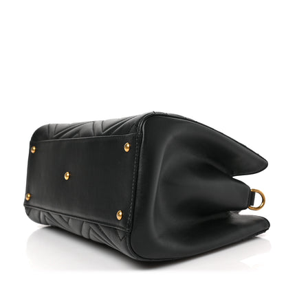 Gucci Calfskin Matelasse Small GG Marmont Tote Black 17 of 17