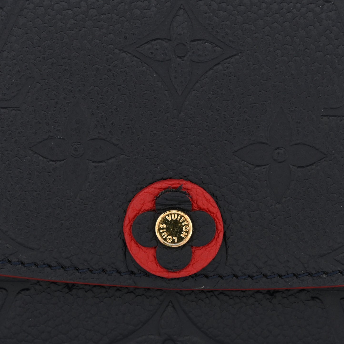 Empreinte Bloom Flower Emilie Wallet Marine Rouge