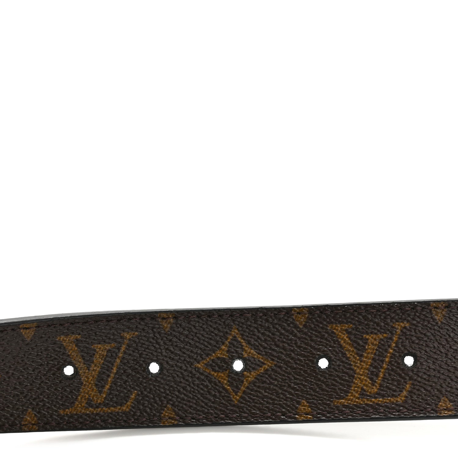 Louis Vuitton Monogram Calfskin 20mm LV Circle Reversible Belt 90 36 Black 3 of 7