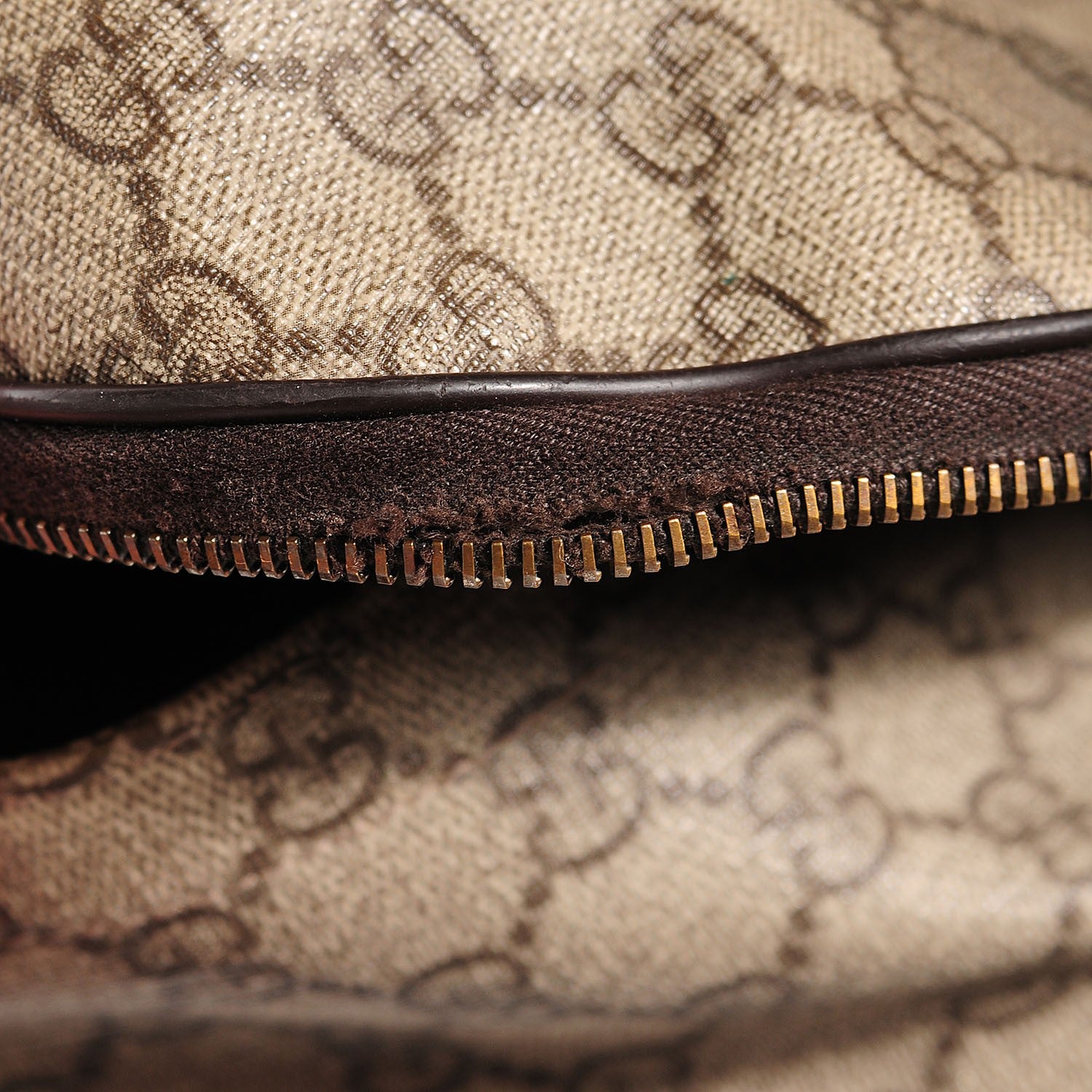 Gucci GG Plus Monogram Medium Interlocking G Travel Backpack Brown 8 of 8