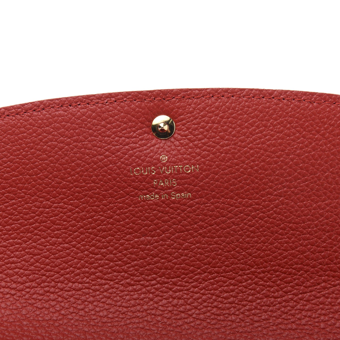 Empreinte Emilie Wallet Marine Rouge