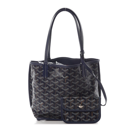 Goyard Goyardine Reversible Mini Anjou Navy 1 of 8