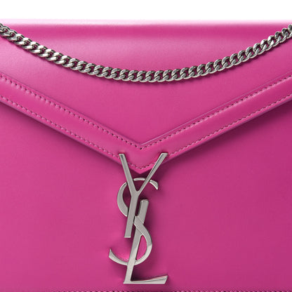 Saint Laurent Smooth Calfskin Monogram Cassandra Clasp Bag Electric Fuchsia 11 of 11