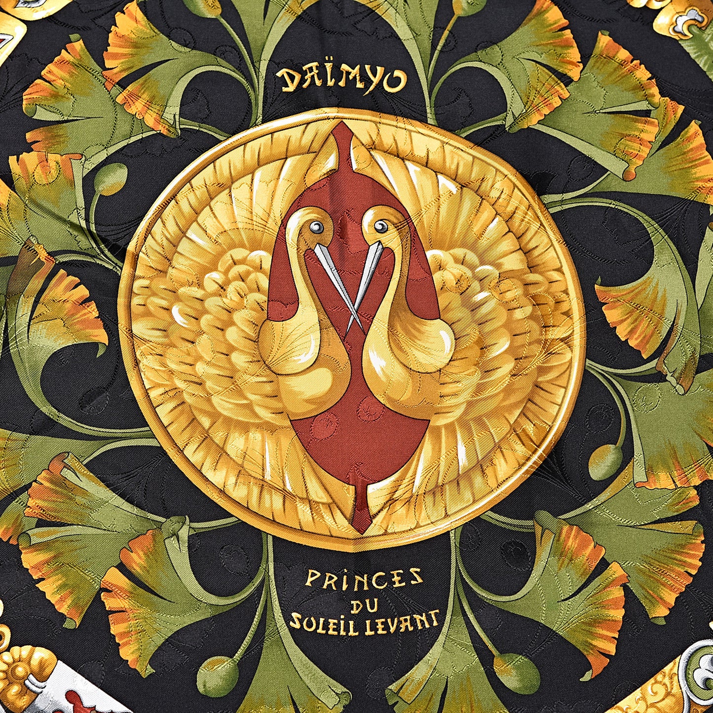Silk Daimyo Princes du Soleil Levant Scarf 90