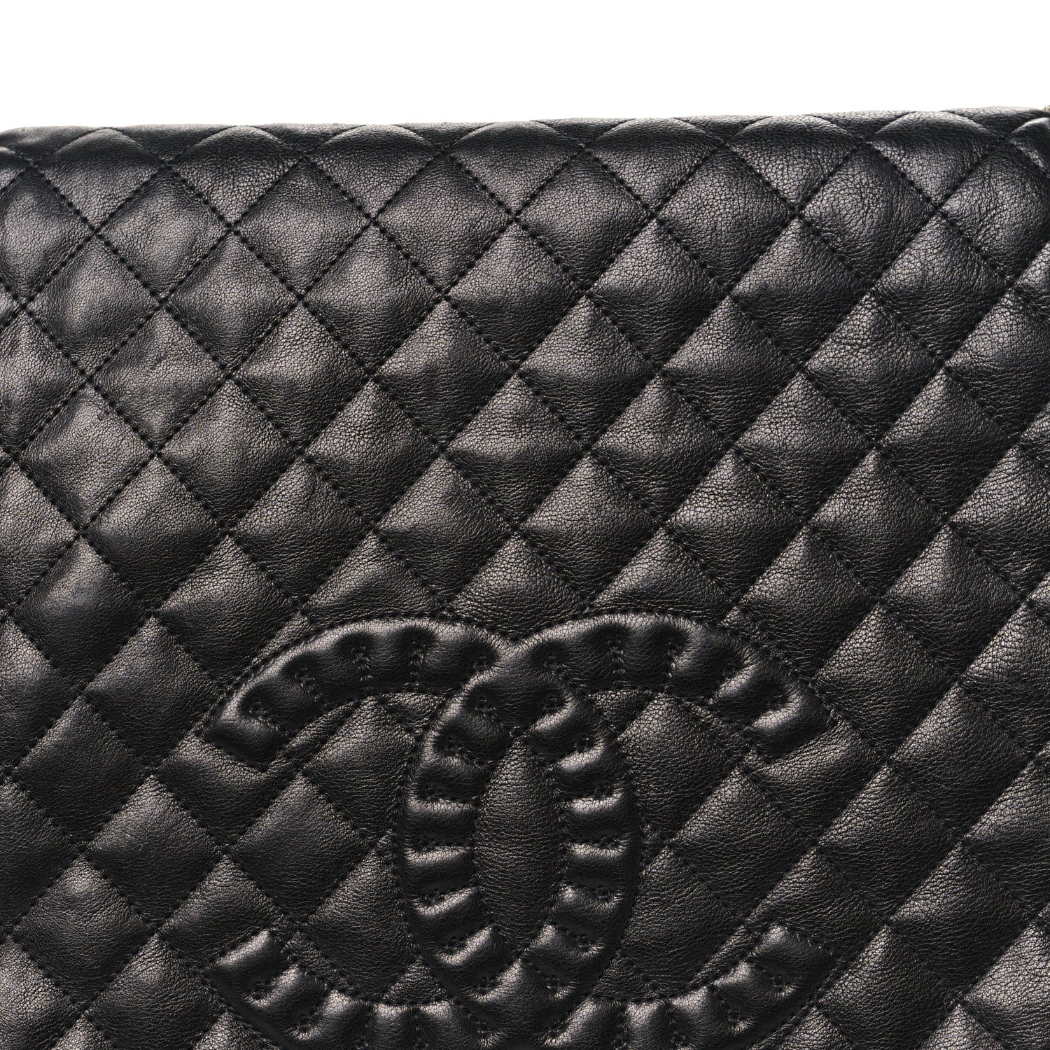 Chanel Calfskin Quilted Istanbul Accordion Large Flap Black 7 of 10
