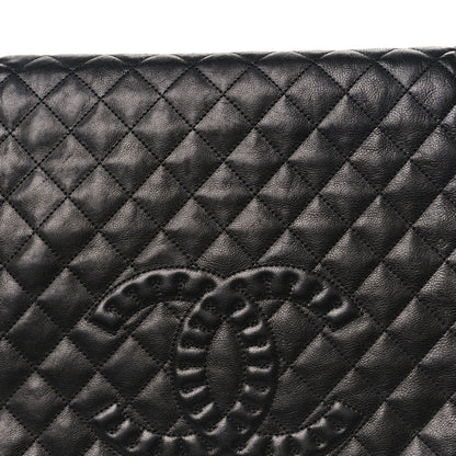 Chanel Calfskin Quilted Istanbul Accordion Large Flap Black 7 of 10