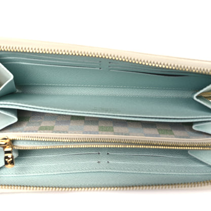 Louis Vuitton Damierlicious Zippy Wallet Pistachio Green 5 of 7