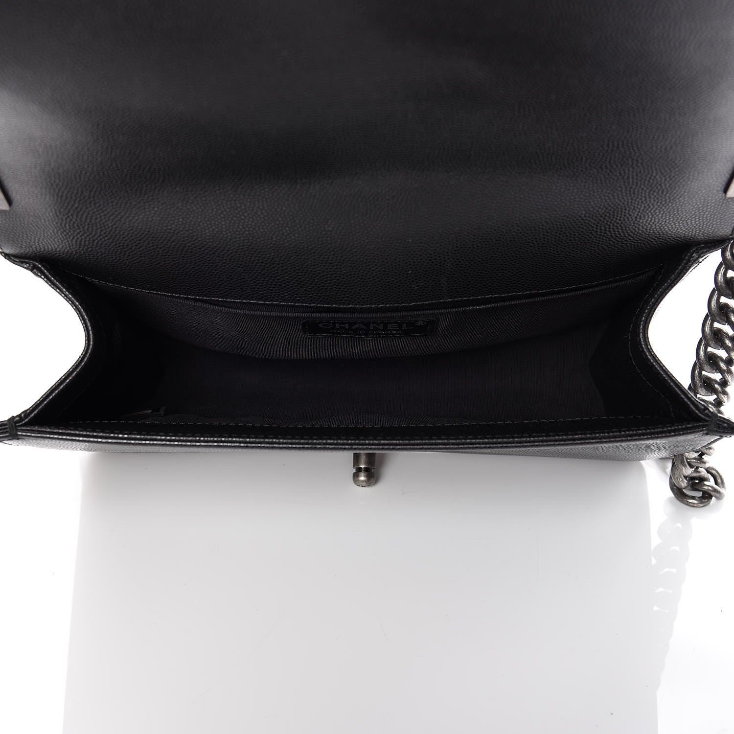 Chanel Caviar Quilted Medium Boy Flap Black 5 of 12