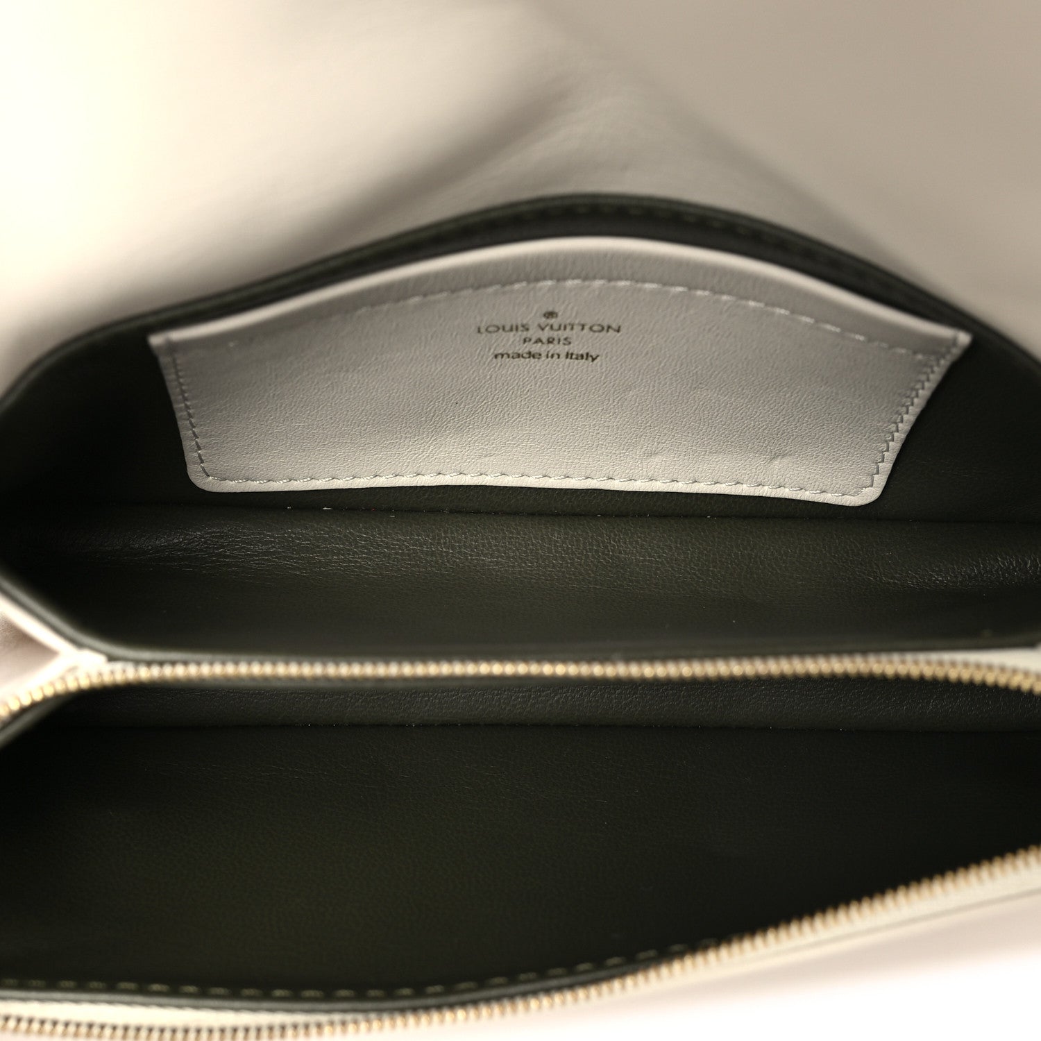 Louis Vuitton Lambskin Embossed Monogram Pochette Coussin Crossbody Creme 5 of 10