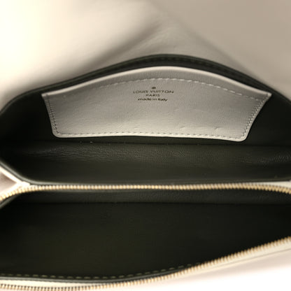 Louis Vuitton Lambskin Embossed Monogram Pochette Coussin Crossbody Creme 5 of 10