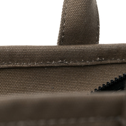 Marc Jacobs Cotton Canvas Medium The Traveler Tote Bag Slate Green 11 of 11