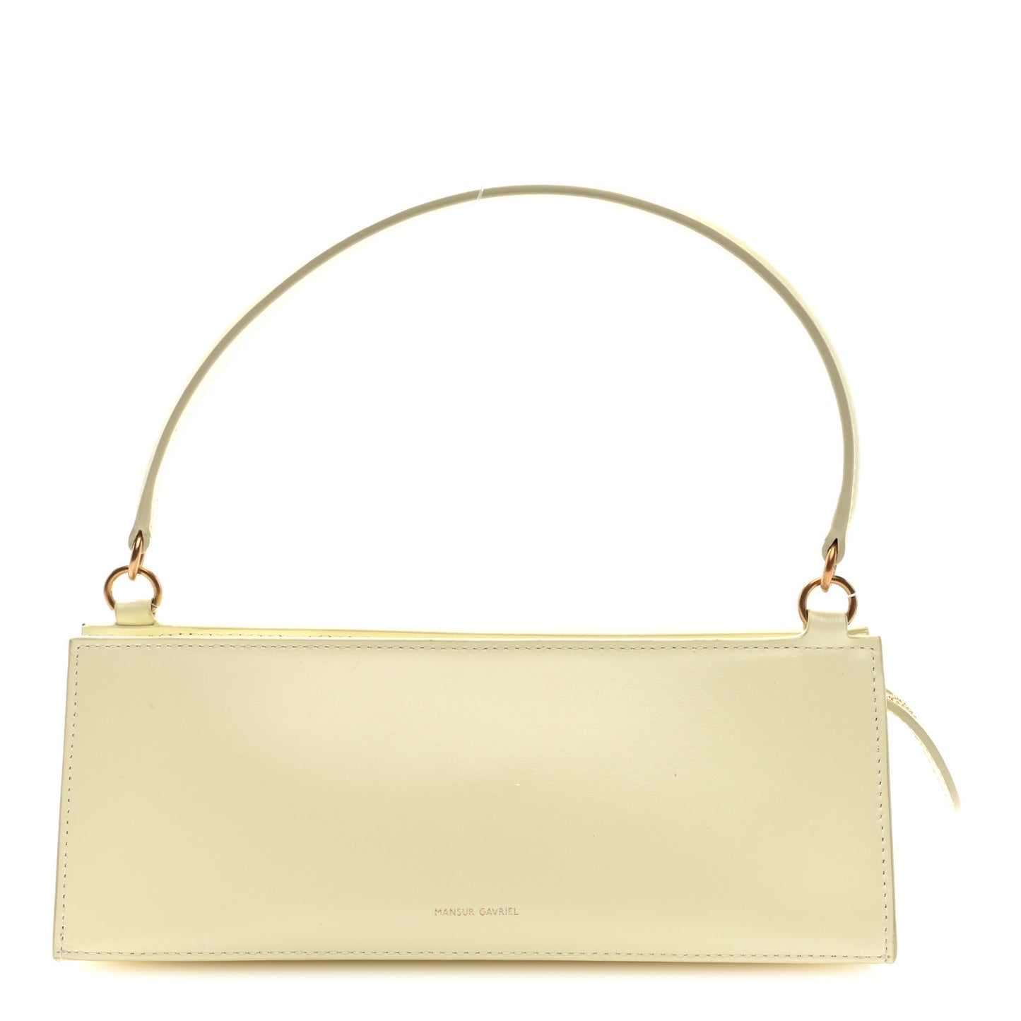 Calfskin Pencil Shoulder Bag Creme