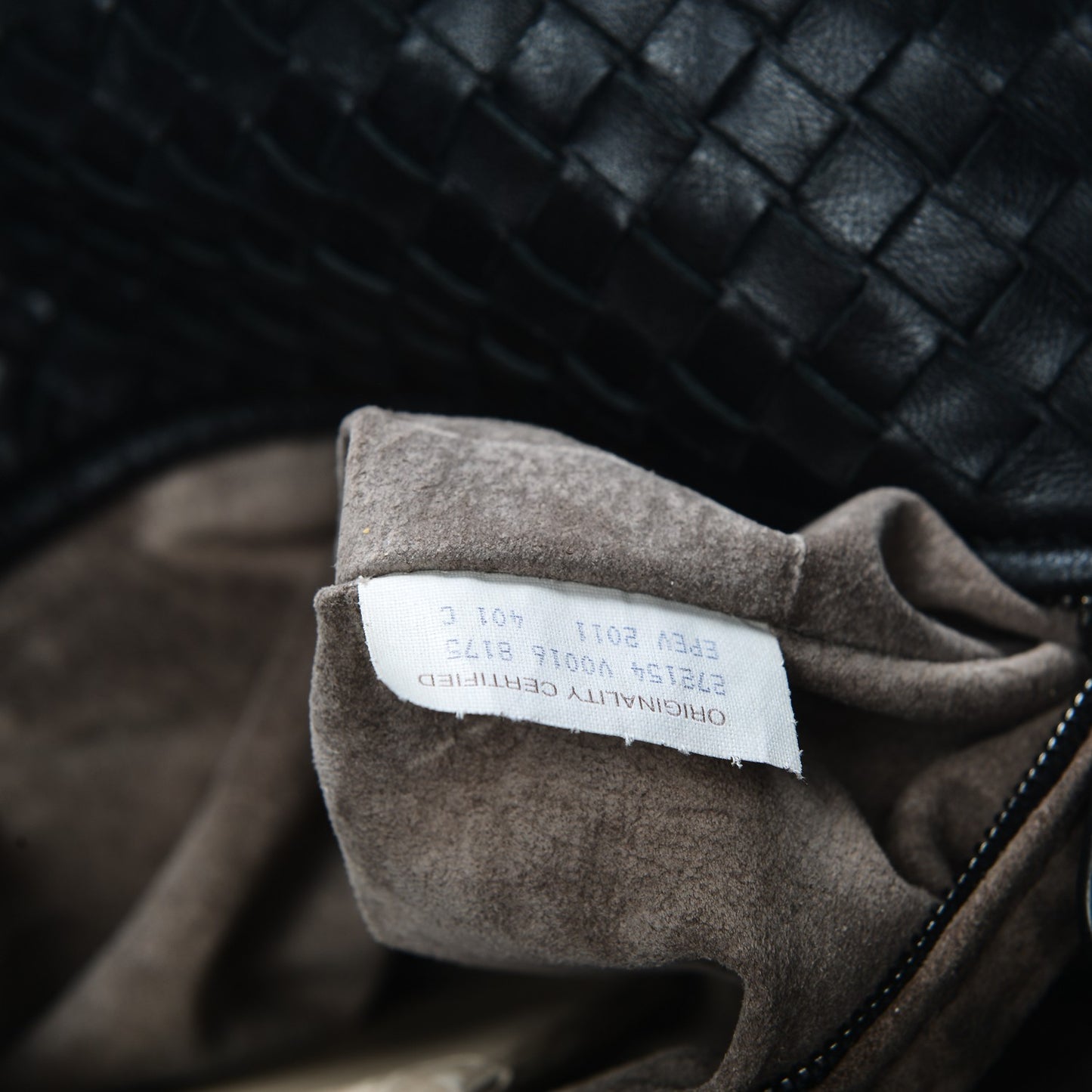 Nappa Intrecciato Large Seamless Tote Nero Black
