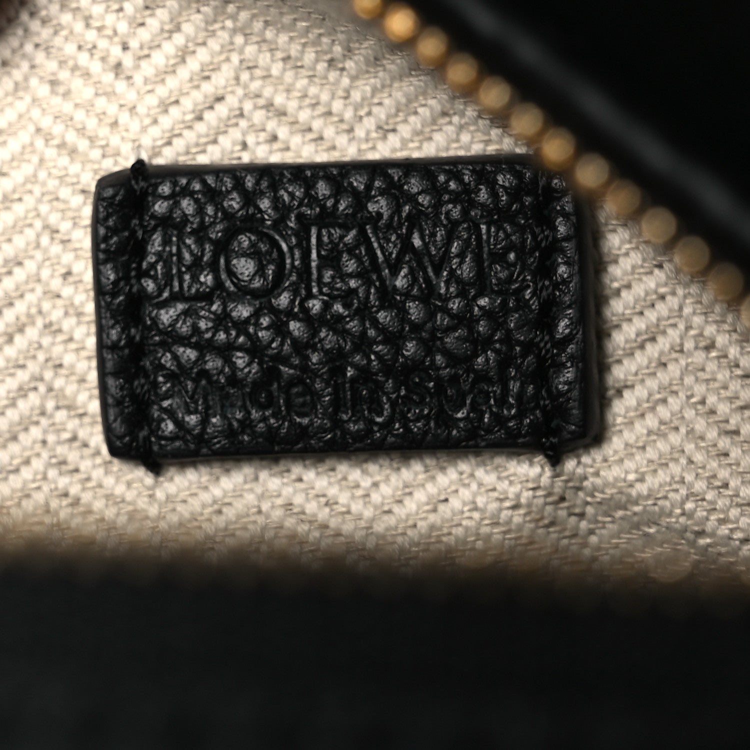 Loewe Soft Grained Calfskin Mini Puzzle Edge Bag Black 5 of 9