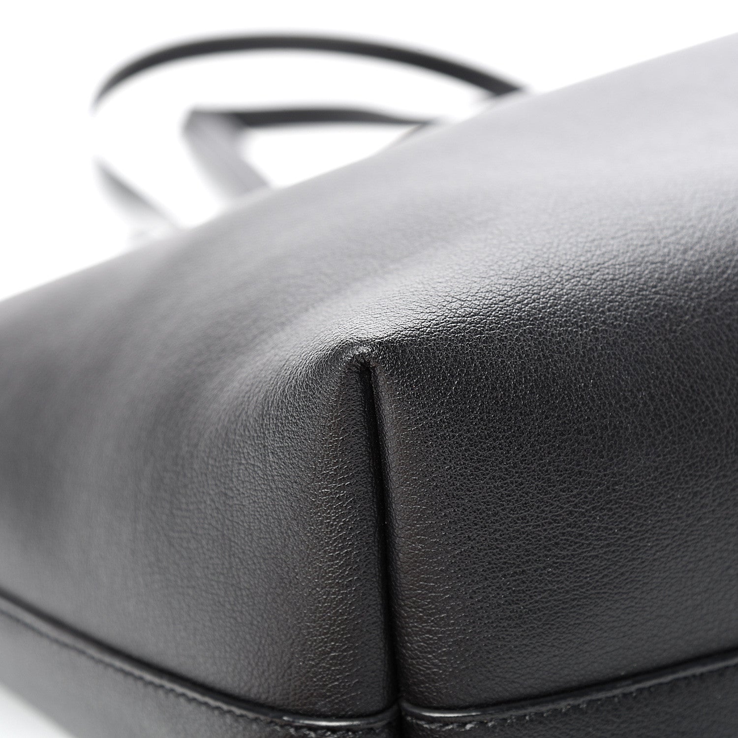 Saint Laurent Calfskin Large Shopping Tote Black 12 of 17