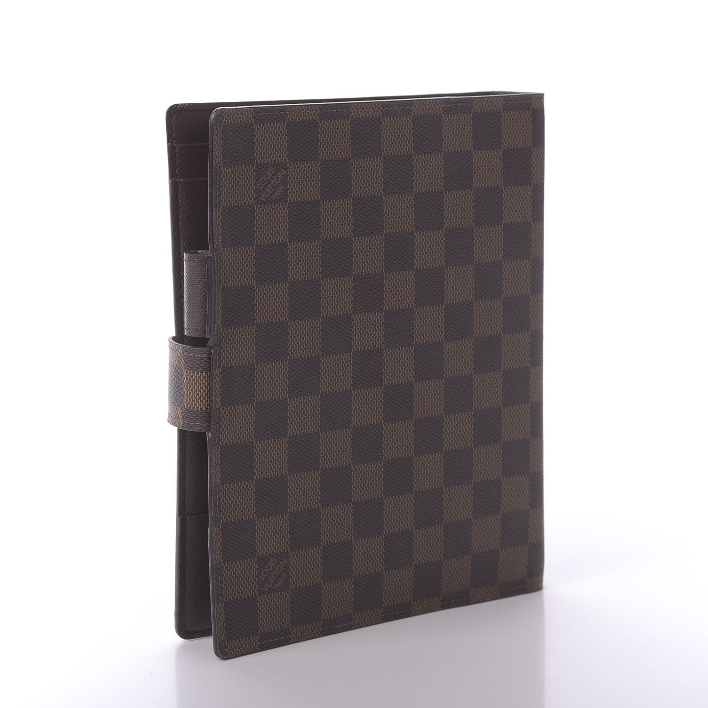 Damier Ebene Large Ring Agenda Cover