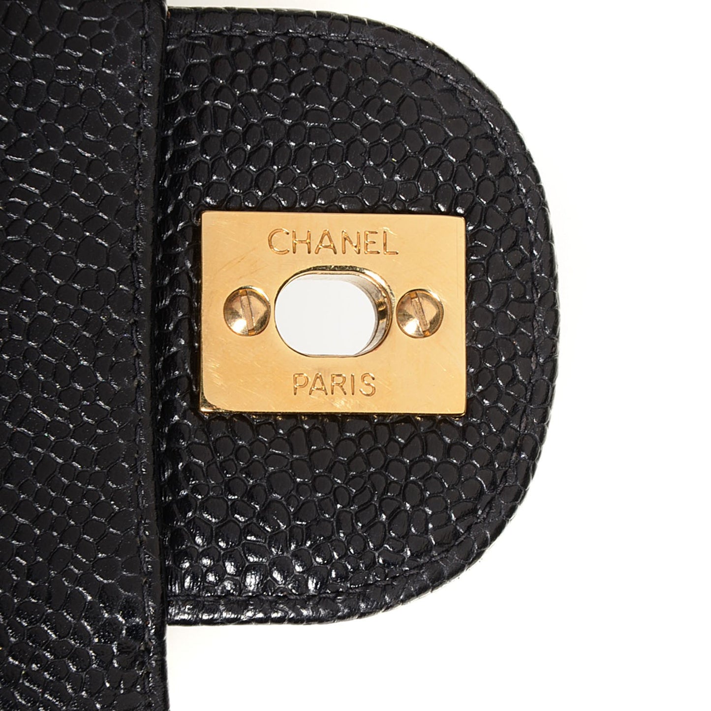 Caviar Quilted Jumbo Single Flap Black
