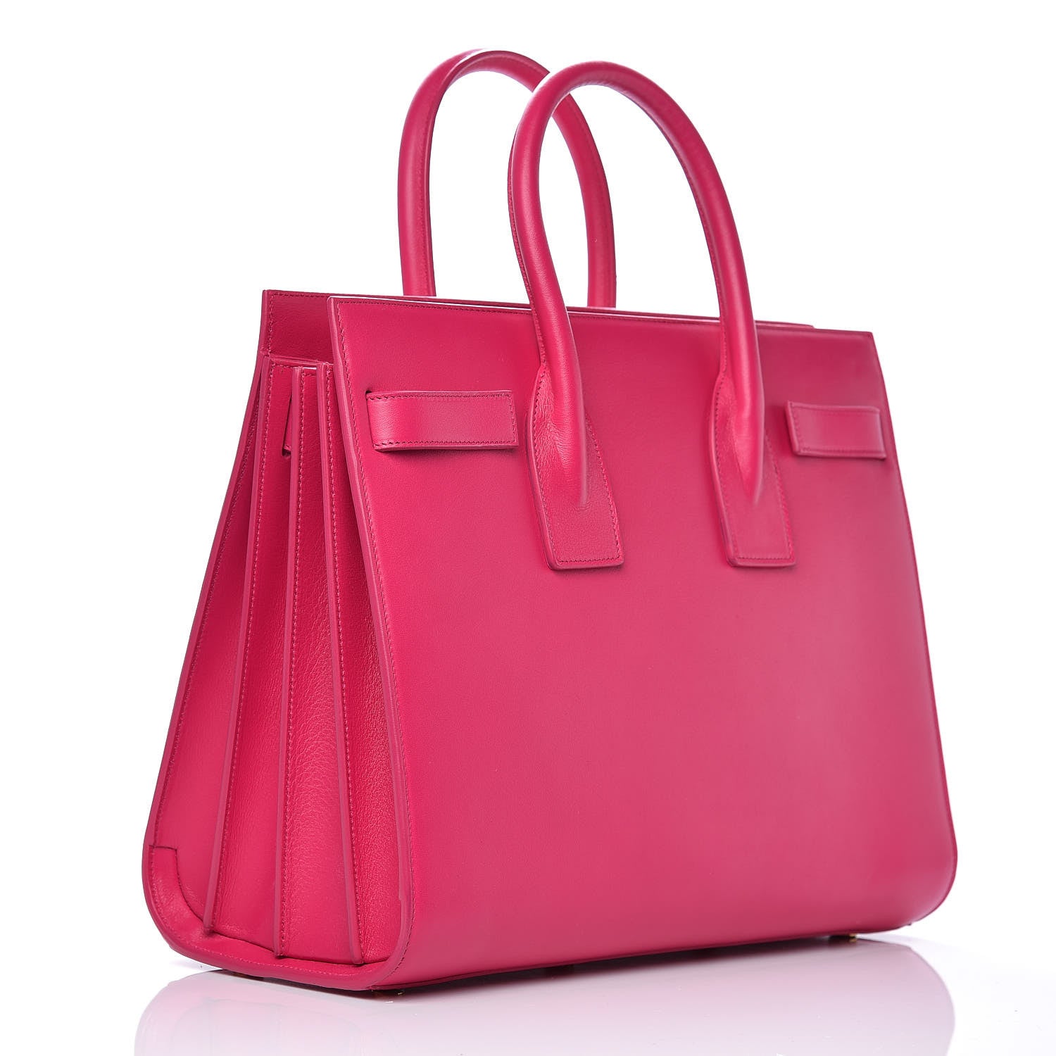 Saint Laurent Calfskin Small Sac De Jour Bubblegum 3 of 9