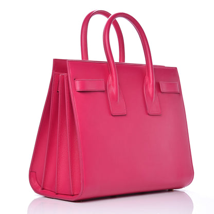 Saint Laurent Calfskin Small Sac De Jour Bubblegum 3 of 9