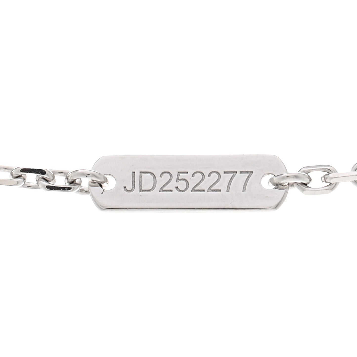 18K White Gold Diamond Small Frivole Pendant Necklace