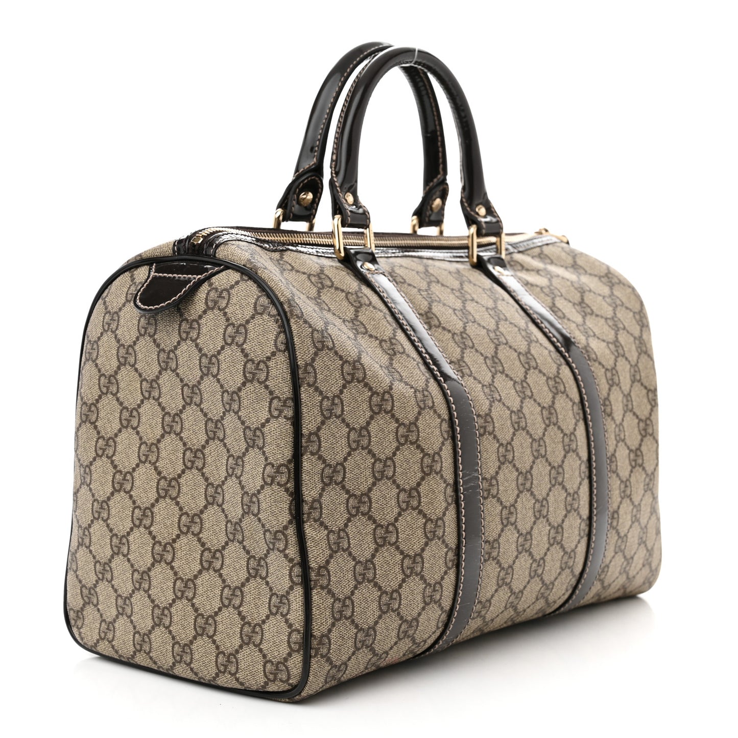 GG Plus Monogram Medium Joy Boston Dark Brown