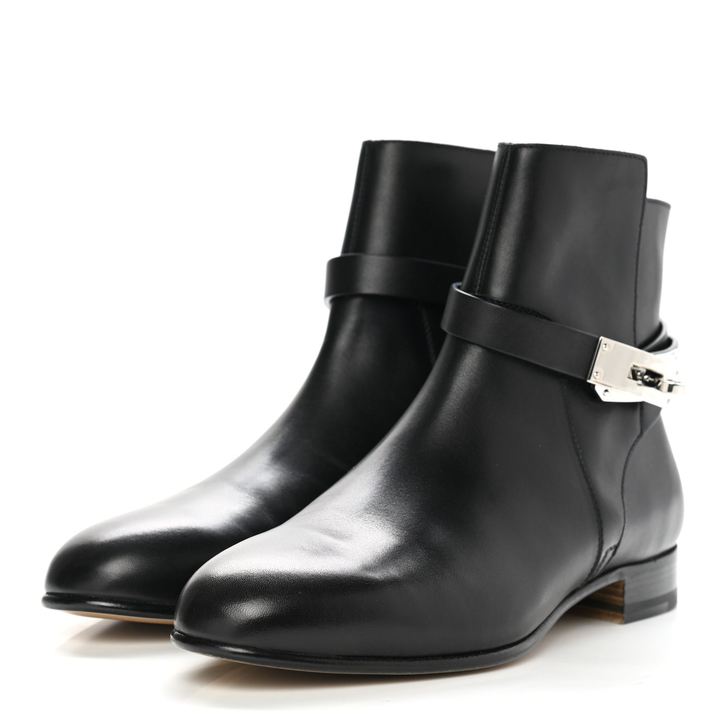 Calfskin Neo Low Boots 36 Black